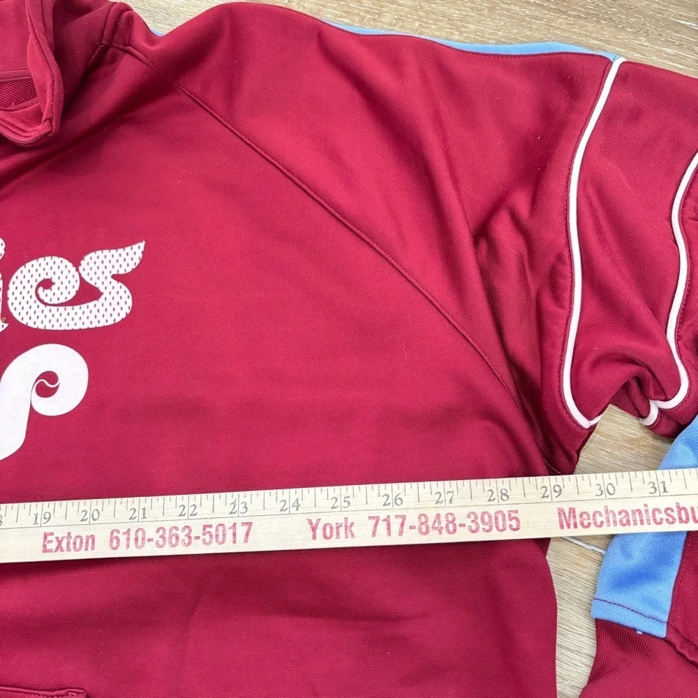 VTG PHILADELPHIA PHILLIES Baseball MLB Jacket Mens XXXL Cooperstown Collection
